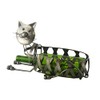 Handmade Lazy Cat Laying Down Wine Bottle Holder