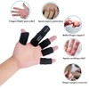 PLABBDPL Finger Splints Black, Pack of 2 Finger Protection Snap
