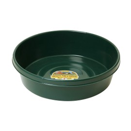 Little Giant Plastic Utility Pan (Green) Durable & Versatile Short Livestock Feeding Bucket (3 Gallon) (Item No. P3GREEN)