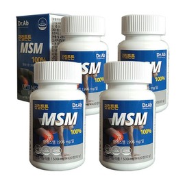 Dr. Ab Joint Strengthening MSM 100%, 120 tablets, 4 units / 닥터아브 관절튼튼 MSM 100%, 120정, 4개