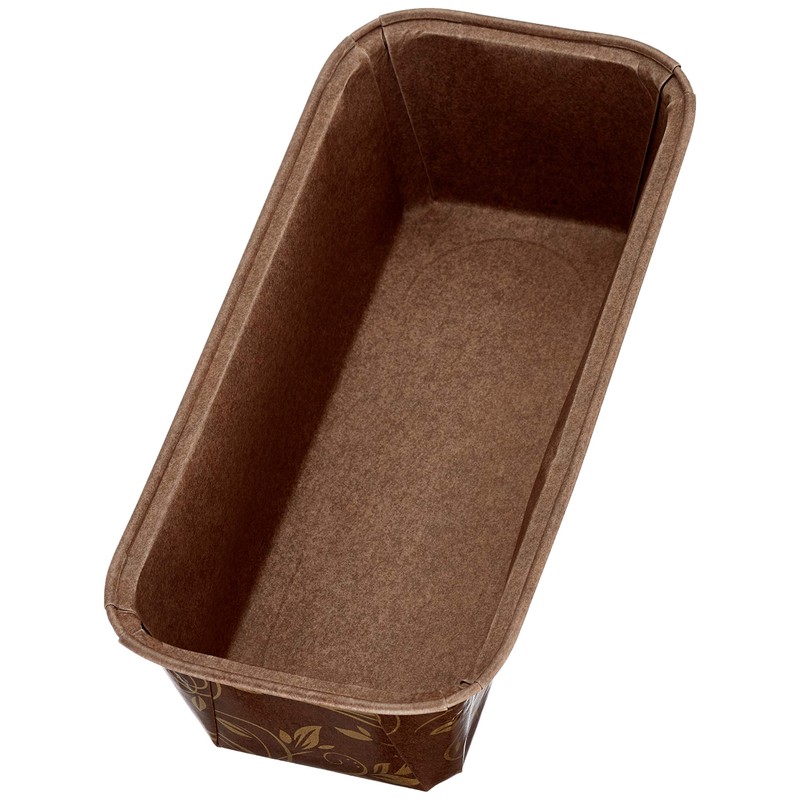 Städter 903722 Einweg Kastenformen Maxi braun, Pappe, mehrfarbig, 23 x