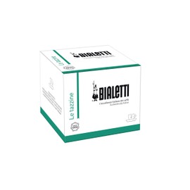 Bialetti Y0TZ099 Tazzina Cappuccino Istituzionale (con Piattino), Porcellana, Pack of 1, White