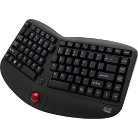 Adesso, Inc UD_Adesso Tru-Form Media 3150 - 2.4 GHz Wireless Ergo Trackball Keyboard