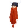 LUTICELI Beard Hats Funny Beanie Hat Handmade Knit Wig Hat