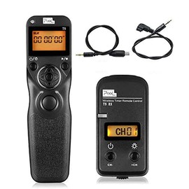 Wireless Shutter Release Timer Remote Control with 2 Connecting Cables T9 E3/N3,Shutter Release Cable Compatible (TW-283 Upgraded Version) for Sony Cameras, 80M+ Remote Distance (Sony)…