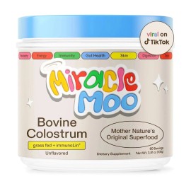 Miracle Moo Colostrum Supplement for Gut Health, Hair Growth, and Immune Support