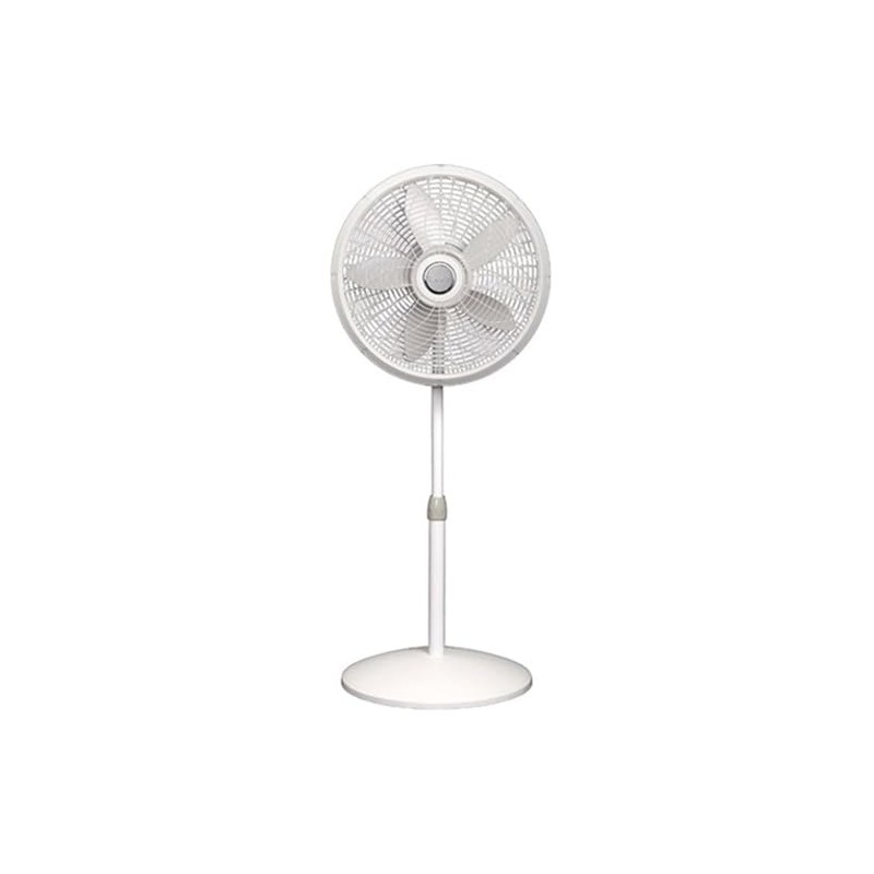 Lasko Lasko-18 Adjustable Elegance & Performance Pedestal, 3-Speed, White (1820)