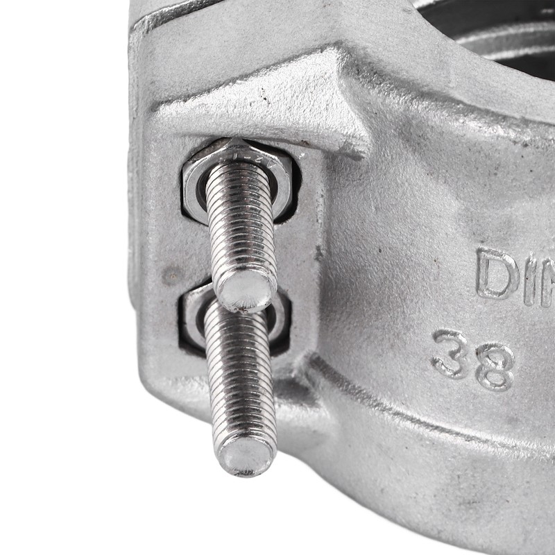Pipe Hanger Bracket Clamp 304 Stainless Steel 2 Pieces TC
