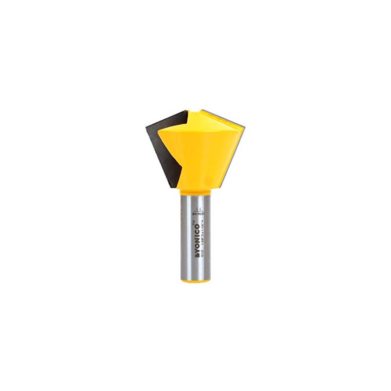 YONICO Birdsmouth Router Bit 16 Sided 1/2-Inch Shank 15137
