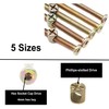 Baby Bed Crib Screws Hardware Replacement Kit, binifiMux 100pcs 1/4-20"