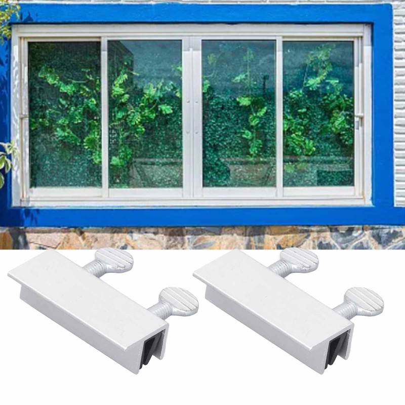10Pcs Sliding Window Locks Aluminum Alloy Anti Aging Adjustable Window