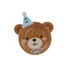 Inevitable Paper Teddy Bear Head Plates, 21 x 23 cm,