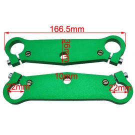 DJ-Motor 2 Strock Mini Bike Front Fork Triple Tree Clamps for 47cc 49cc Pocket Bike Cags Mx-3 GP-RSR MTA1 MTA2 A1 A2 A3