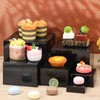 6 Pack Black Acrylic Risers for Display, 3 to 8