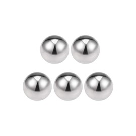sourcing map 3/8-inch Bearing Balls 304 Stainless Steel G100 Precision Balls 5pcs