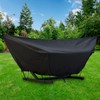 Outdoor Hammock Cover with Zip and Elastic Ropes, Heavy Duty
