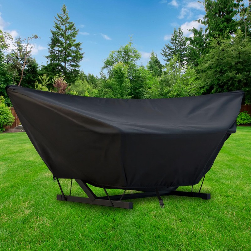 Outdoor Hammock Cover with Zip and Elastic Ropes, Heavy Duty