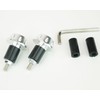 Mini Silver Universal Grip End Cap for 7/8" Handle for