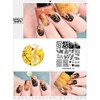 KADS Nail Stamp Plate, Maple Leaf Stamping Nail Plate, Nail