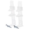 Prime-Line N 6564 Self-Adjusting By-Pass Door Bottom Guide (2 Pack)