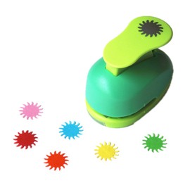 ODETOJOY Handheld Scrapbooking Punch Cutters Album Cards Paper Crafts Puncher Hole Punches Supplies with Shape Sun