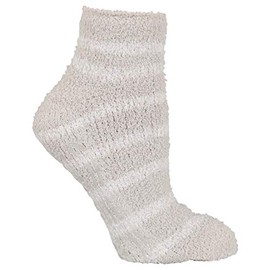 Dr. Scholl's Men's 2 Pack Soothing Spa Low Cut Lavender + Vitamin E Socks with Silicone Treads, Gray Assorted, Shoe Size: 4-10