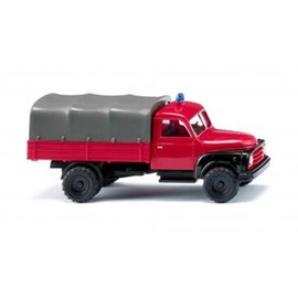 Wiking 034505 H0 Emergency Vehicle Model Hanomag Fire Brigade L 28 Flatbed Truck