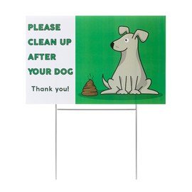 Mr. Pen- No Dog Poop Signs for Yard, Clean Up After Your Dog Signs, No Pooping Dog Signs for Yard, Dog Poop Signs for Lawn, Dog Signs No Pooping, Curb Your Dog Sign, Please Pick Up After Your Dog Sign