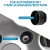 AUTOUTLET 24pcs Wheel Nut Caps 17 mm, Wheel Bolts Wheel