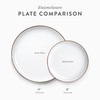 BAREBONES Enamel Plate, Set of 2, (Sad Plate 8.2 inches