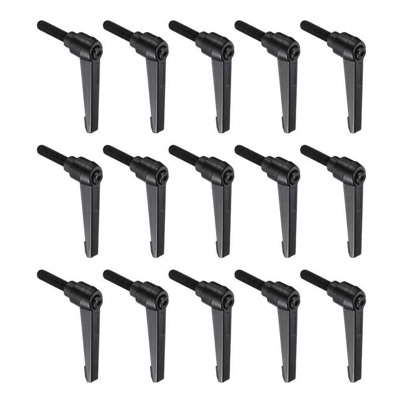 sourcing map 15pcs Lever Adjustable Handles M8 x 32mm Metric