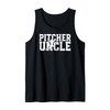Mens Softball Pitcher Uncle of A Softball Pitcher Tank Top