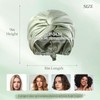 ZXYCLOPS Adjustable double-layer silk satin nightcap, suitable for wrapping hair
