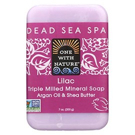 2 Pack of One With Nature Triple Milled Soap Bar - Lilac - 7 oz - Dairy Free -