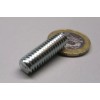 Unbranded Zinc Plated Steel Threaded Studs, RH, 5/16"-18 x 1.00"