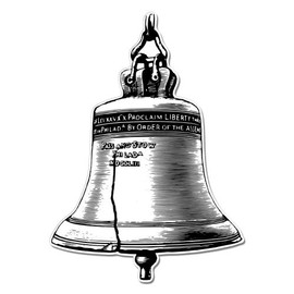 Liberty Bell - Vinyl Sticker Waterproof Decal