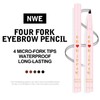 Anglicolor Eyebrow Pencil, Liquid Eyebrow Pencil with Micro Fork Tip,