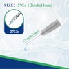 JIBENGAO Aguja de 25 G de 1/2 pulgada (25 g,