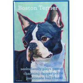 Boston Terrier Fridge Magnet