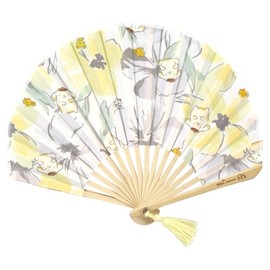 [2025] Wpc. Patterns Sanrio Characters x Wpc. Patterns Fan in Gift Box, Flower Wall Yellow (Pom Plin) W084-SA27-204