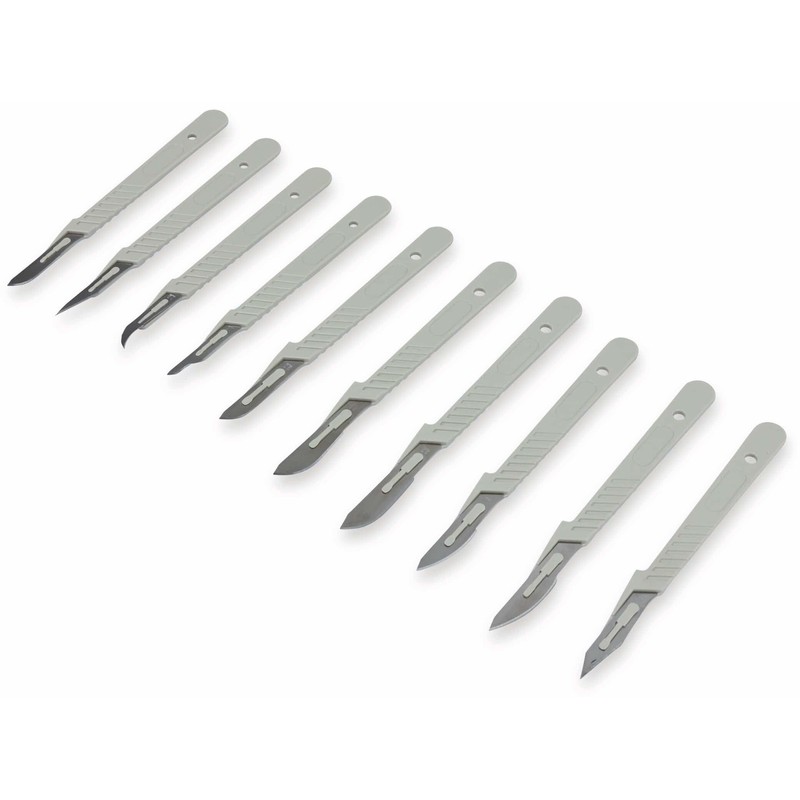 DAYTOOLS Scalpel Set ES-10 Sterile (10 Pieces)