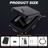 Portable Gun Safe for Pistols, Small Handgun Lock Box with