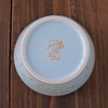 Minorutouki Small Bowl Hedgehog Light Blue Diameter 5.4 inches (13.7