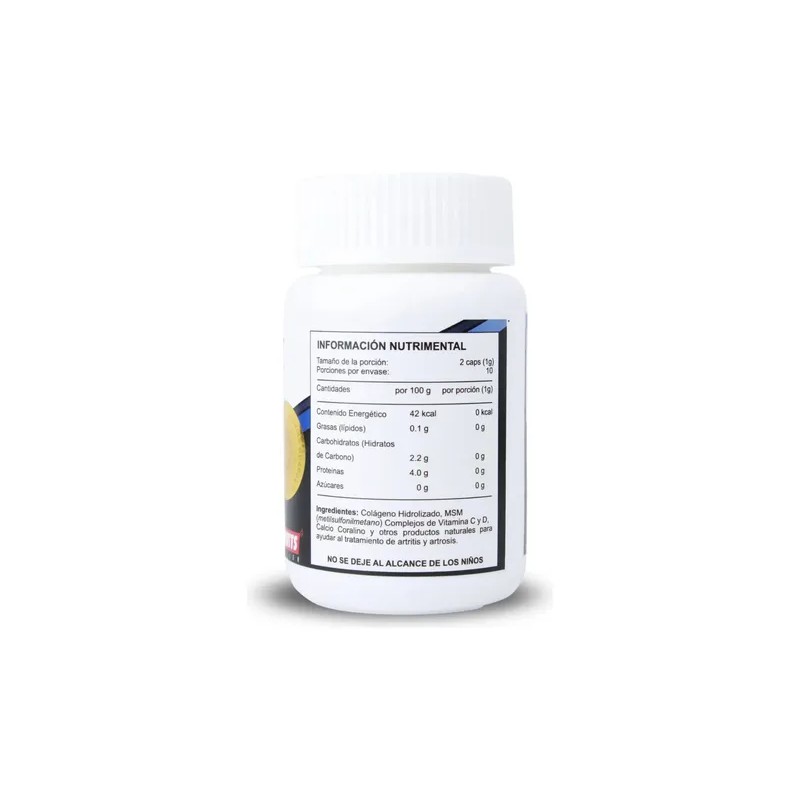 Supervits Suplemento Reulex Msm Y Colageno 20 Capsulas Sin Sabor