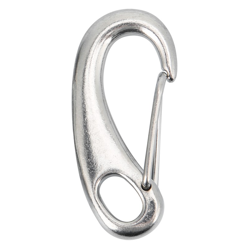 4pcs 100mm Heavy Duty Snap Rope Hook Stainless Steel Spring