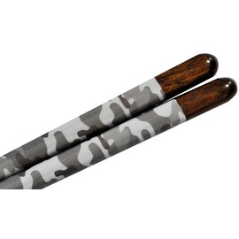 Ishida 651264 Wakasa Chopsticks Case, 8.7 inches (22 cm), Bento Chopsticks 8.3 inches (21 cm) Set, Wild Safari Combi, Gray, Dishwasher and Dryer Safe