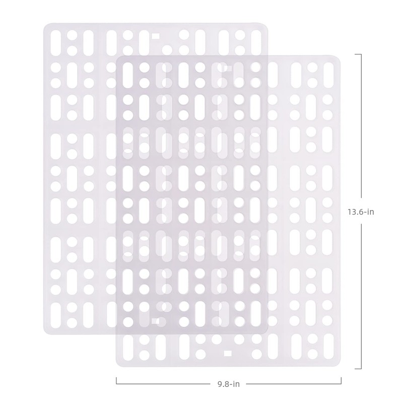 Niteangel 2 Pieces Rabbit Playpen Feet Mats for Cage, Comes