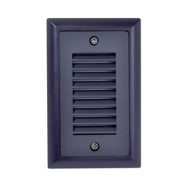 Nora Lighting NSW-674-30BZ 1.5W Mia LED Die-Cast Step Light With Vertical Louver44; 3000K44; Bronze