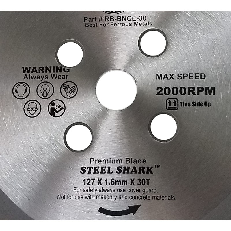 Circular Saw Blade,5" Dia,30 Teeth
