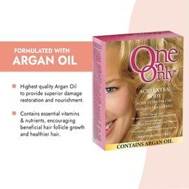 One 'N Only Acid Extra Body Hair Perm - At Home Perm Kit with Argan Oil for Bouncy Curls - Provides Firmer & More Manageable Curls for Normal, Tinted, and Frosted Hair (1 Kit)